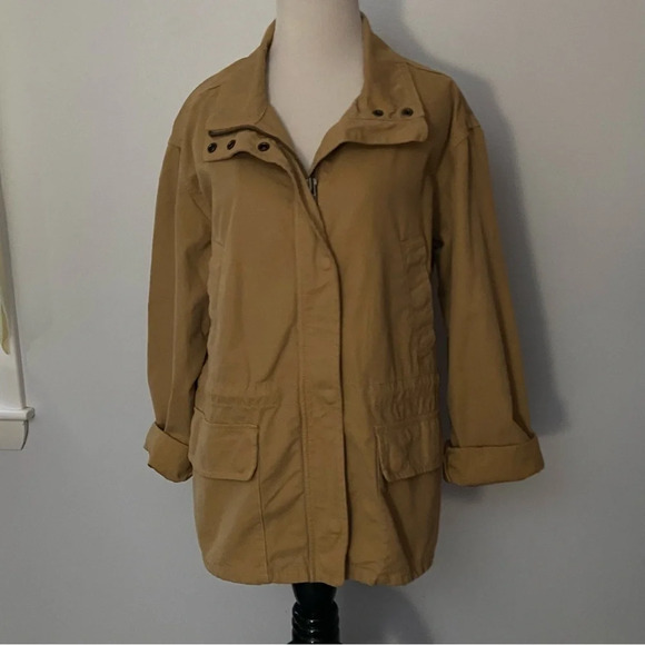 COPY - Madewell Women’s Utility Jacket Tan Size Medium - Picture 1 of 16